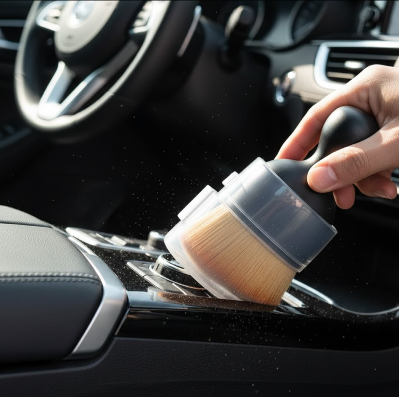 Mini Car Interior Cleaning Soft Brush – 1 Pc
